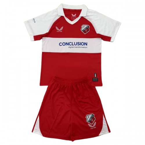 Dětský Fotbalový Dres FC Utrecht Čtvrtý Dresy 2024-25 Dětský Fotbalový Dres FC Utrecht Čtvrtý Dresy 2024-25